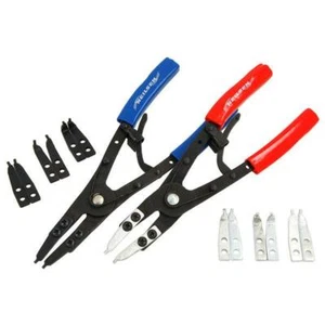 Circlip / Snap Ring Pliers - 2 Piece Set, Extra Long (Genuine Neilsen CT1059) - Picture 1 of 4
