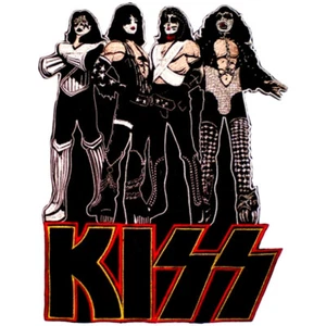 Pistola Kiss Love Bordada Parche Grande Rock Años 80 Música - Imagen 1 de 1
