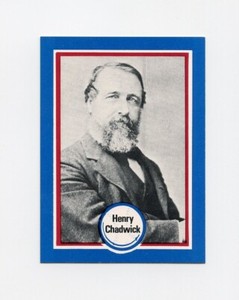 #TN28088 HENRY CHADWICK Shakey's Pizza Baseball Card
