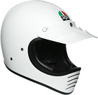Agv X101 Retro Vintage Dirt Mx Motorcycle Helmet White