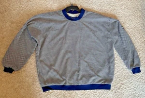 Nicklaus Rundhals Pullover Herren Large Vintage Golf Karo Karo gefüttert 2XL - Bild 1 von 5