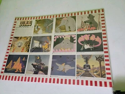 Винтажная пластиковая статья Disney Dumbo из журнала LIFE 1941 года для демонстрации на стене - Изображение 1 из 4