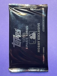 2020 Topps Update Series Factory Sealed Hobby Exclusive Silver Pack (4 cards) - Picture 1 of 2
