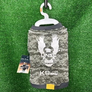 2015 Halo Pet Collection UNSC K9 Unidad Perro Camiseta Mediana 14” Disfraz Halloween - Imagen 1 de 9