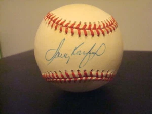 SANDY KOUFAX AUTOGRAPHED OFFICIAL NATIONAL LEAGUE BASEBALL SIGNED JSA AUTH - Picture 1 of 5