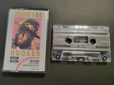 JOHN LEE HOOKER BOOM BOOM CASSETTE ORIGINAL TESTED SUPER CLEAN - Image 1 of 2