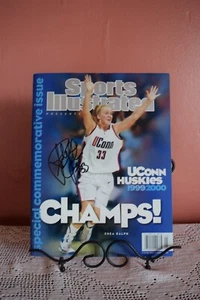 SPORTS ILLUSTRATED COMMERATIVE ISSUE~UCONN HUSKIES 1999-2000 SIGNED~SHEA RALPH - Picture 1 of 4
