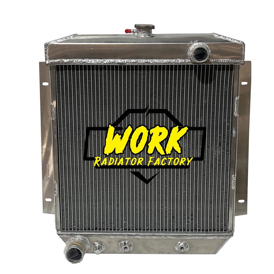 Radiador completo de aluminio para Ford Customline V8 1954 1955 1956 V8 3,9 4,2 4,4 4,8 L Foto 1 de 4