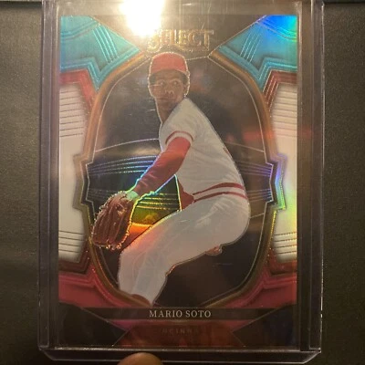 Mario Soto Select Panini Prizm Pink, Blue and white Tri-Color SSP /49 - Image 1 of 3