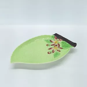 Vintage Carlton Ware Green Apple Blossom Trinket Dish Australian Design - Picture 1 of 7