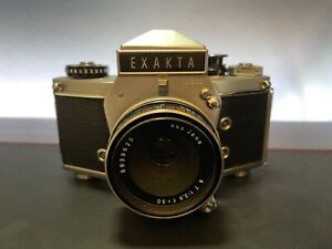 Exakta  VX 1000 35mm Film Camera With aus Jena Pancolar 50mm f2 Lens