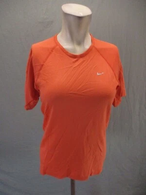 NIKE FIT DRY Talla L (12-14) Niños Unisex Naranja Manga Corta Camiseta Atlética 455 Foto 1 de 4