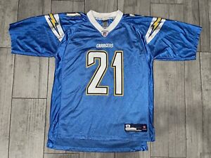 Tomlinson #21 San Diego Chargers Reebok Jersey White Sz Large Preowned