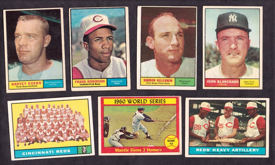 1961 TOPPS original BASEBALL CARDS -YOU Pick A PLAYER CHOICE VINTAGE - #250 & UP - Image 1 of 1