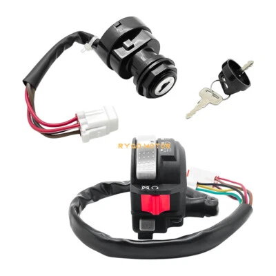 Interruptor de parada de arranque del faro e interruptor de llave de encendido para Yamaha YFZ 450 2006-2013 Foto 1 de 4