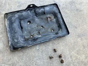 1984 1985 Toyota Celica 22RE engine Battery tray panel oem With Hardware - Picture 1 of 5