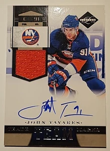 JOHN TAVARES 2011-12 Panini Limited Team Trade Marks Jersey Auto /49 - Picture 1 of 2