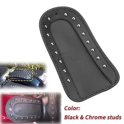Rear Fender Studded Bib Leather Solo Seat For Honda VTX1800R1 VTX1300S Retro US Foto 1 de 4