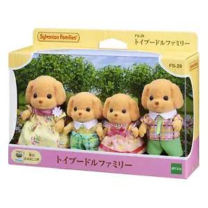 Sylvanian Families FS-29 Toy Poodle Family Dolls Set - Epoch - Foto 1 di 3