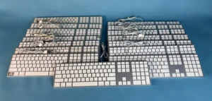 LOT OF 15 APPLE A1243 WIRED KEYBOARDS: for parts only |010-6900923 - Picture 1 of 9