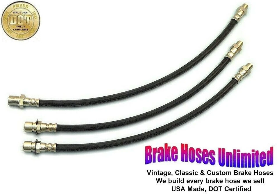 Brake 软管套装 Hudson Traveler Six 系列 40T、10T、20T - 1940 1941 1942 — 第 1/2 张图片