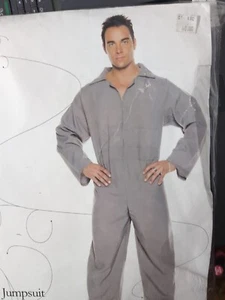 XX 29121 Mono Gris Mono Mecánico Disfraz OSFM Hombres Envolturas - Imagen 1 de 2