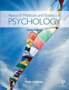 Research Methods and Statistics in Psychology by Coolican, Hugh Book The Cheap