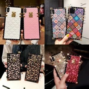 For LG Stylo 7 6 5 4 K61 K51 Luxury Retro Glitter Leather Leopard Case - Picture 1 of 21