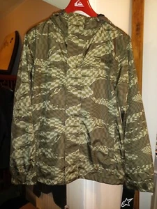 Alpinestars Bounty Hunter Jacket Small AOP Hooded Oversize Y2K NOS Camo Fish - Picture 1 of 11