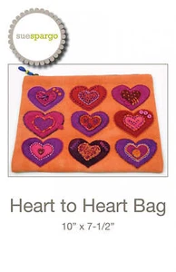 Bolso Corazón a Corazón - Apliques, Bordados y Patrón de Costura por Sue Spargo de F - Imagen 1 de 2
