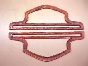 Two (2) Orange Plastic Bag Handles 12" x 4 3/8" Bright & Colorful Take a LQQK! - Picture 1 of 7