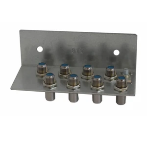 Erdungswinkel für 8 HF Kabel, Erdungsblock, Blitzschutz, für Sat,Kabel,DVB-T2 - Bild 1 von 4