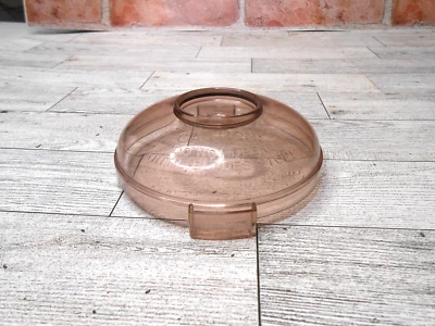 Sunbeam Oskar JR Chopper Plus Work Bowl Lid Only Amber 14131 - Image 1 of 4