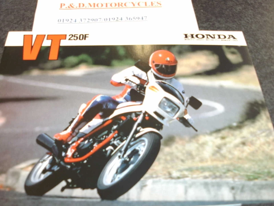  HONDA VT250F SALES BROCHURE - Image 1 of 1