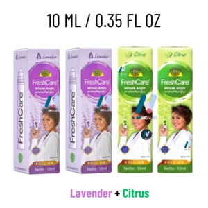 Aceite medicado FRESHCARE Minyak angina LAVANDA + CÍTRICOS AROMATERAPIA 4 piezas - Imagen 1 de 20