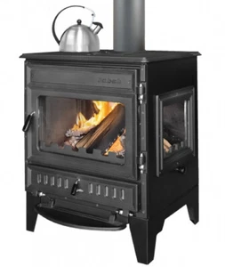 EEK A Kaminofen mit Herdplatte+Seitenscheiben Modell S106-3D mit 15,21kW - Bild 1 von 1