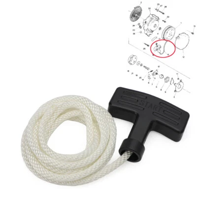 For Polaris 3083659 Recoil Starter Pull Start Rope Handle Ranger Sportsman ATV - Изображение 1 из 4