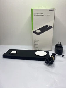 Belkin BoostUp Charge Pro 3-in-1 Wireless Charging Pad with MagSafe (Black) - Picture 1 of 2
