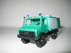 Roco Minitanks H0 694 - Camión Mercedes Benz Unimog BGS FLF - Imagen 1 de 12