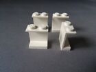 New Lego Part 87552 1 X 2 X 2 White Panel With Side Supports X 4