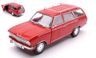 MODELLINO AUTO STATICO WHITEBOX OPEL KADETT B CARAVAN 1965 ROSSO SCALA 1:24 - Immagine 1 di 4