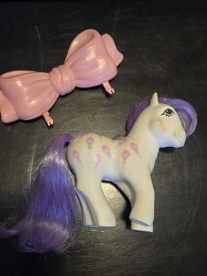 Cucharadas TAF My Little Pony G1 1986 de colección con mango de arco Sweet Shoppe Foto 1 de 4