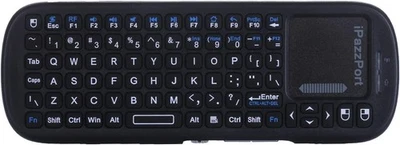 iPazzPort: 2.4G+Bluetooth mini keyboard with touchpad, portable, lightweight. - Image 1 of 4