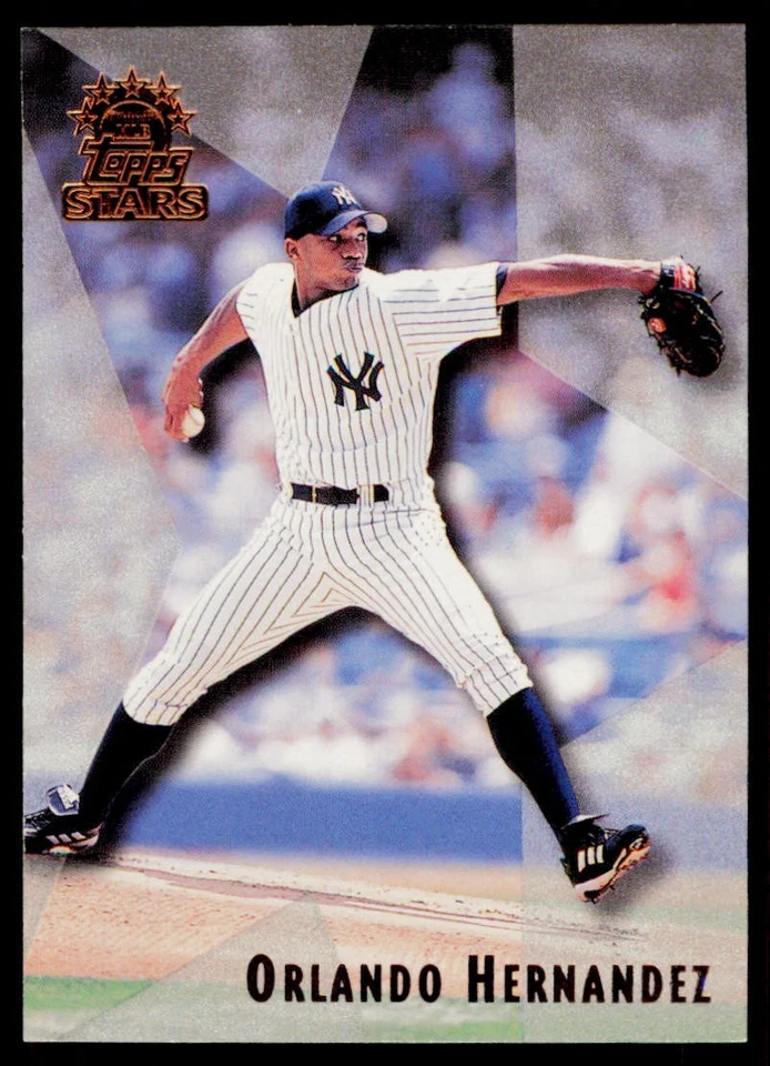1999 Topps Stars #58 Orlando Hernandez New York Yankees  - Image 1 of 2