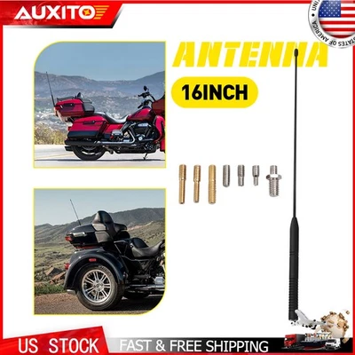 16" Black Antenna Mast Power Rod Radio AM/FM for FORD RANGER 1983-2011 Brand New - Image 1 of 4
