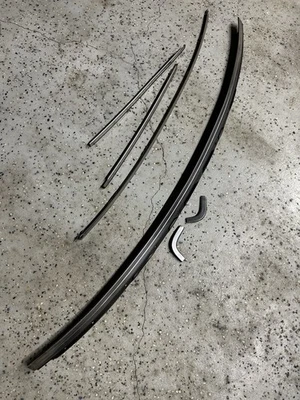 1986 - 1993 Mazda B2000 B2200 B2600i Front WINDSHIELD WINDOW Trims - all 6 pc A - Image 1 of 4