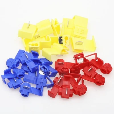 50/25/10PCS Electrical Cable Connectors Quick Splice Lock Wire Terminals Crimp - Image 1 of 4