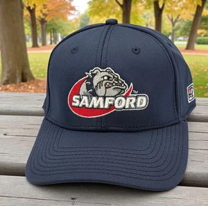 Cappello Berretto Samford Bulldogs The Game PRO GameTek II Elasticizzato Taglia Large NUOVO  - Foto 1 di 9