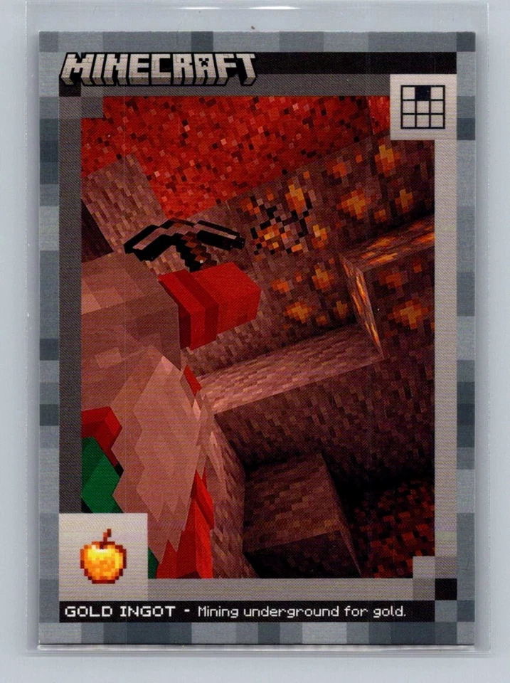 2024 Panini Minecraft - Crafting Chronicles Stone Parallel - #92 Gold Ingot - Image 1 of 2
