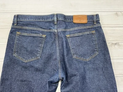 Pantalones de mezclilla elásticos rectos Brooks Brothers para hombre 38x30 azul 1818 Foto 1 de 4